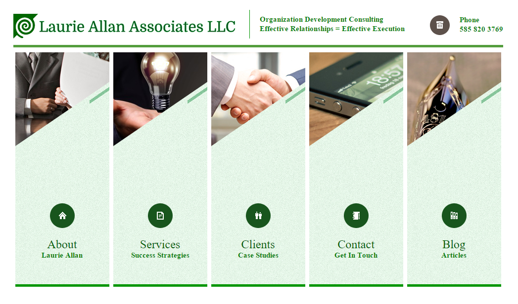 Website Design for Business Consultant